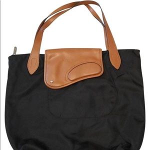 💁‍♀️ Ralph Lauren Wooten Tote Nylon, Leather